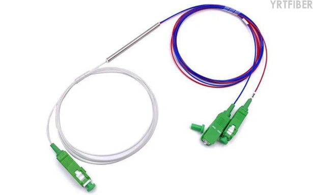 1×2 FBT Fiber Optic Splitter – Single‑mode Bare Fiber G652D/G657A(Image1)