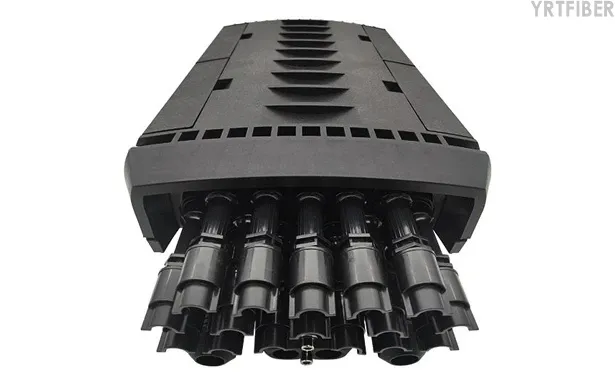 16-Core Horizontal Fiber Optic Splice Closure – IP68 Waterproof for Aerial, Duct & Underground(Image1)