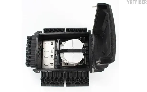 16-Core Horizontal Fiber Optic Splice Closure – IP68 Waterproof for Aerial, Duct & Underground(Image2)