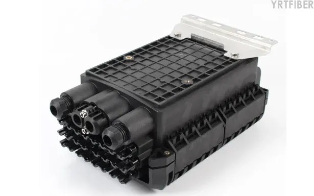 16-Core Horizontal Fiber Optic Splice Closure – IP68 Waterproof for Aerial, Duct & Underground(Image3)