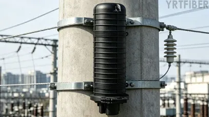 Dome Type Fiber Optic Splice Closure – IP68 Outdoor Enclosure with Mechanical Sealing, Up to 96 Splices(Image2)