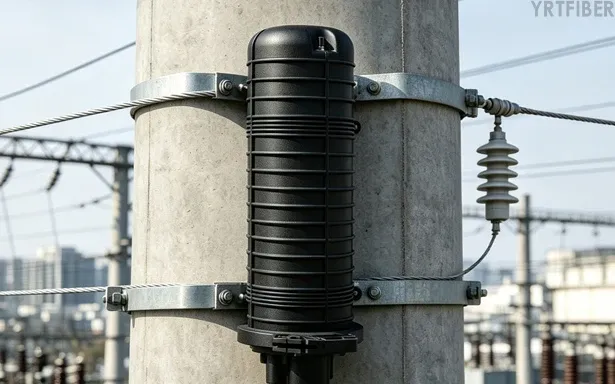 Dome Type Fiber Optic Splice Closure – IP68 Outdoor Enclosure with Mechanical Sealing, Up to 96 Splices(Image1)