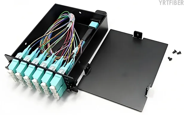 Sliding Rail ODF Distribution Frame – Pull-Out Sliding Tray Fiber Optic Distribution Frame for Rack Mount(Image1)