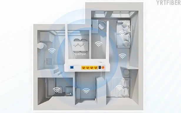 1GE + 3FE + 1POTS + 1USB + 2.4G WiFi 300M XPON ONU – GPON & EPON Adaptive ONU for FTTH(Image1)