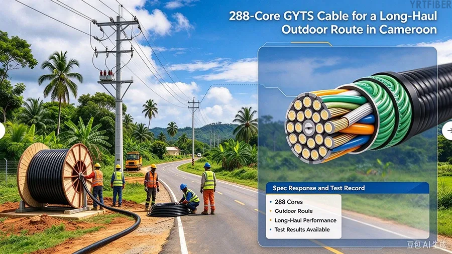 288-Core GYTS Cable for a Long-Haul Outdoor Route in Cameroon: Spec Response and Test Record(Image1)
